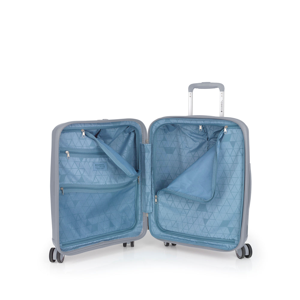Maleta handbagagekoffer QUEENS grijs