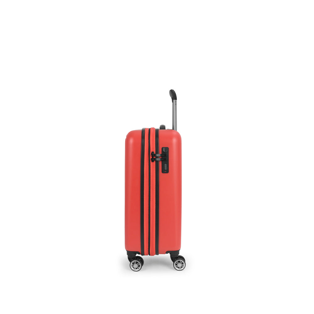 Handbagagekoffer – ABS, Uitbreidbaar, 41L rood