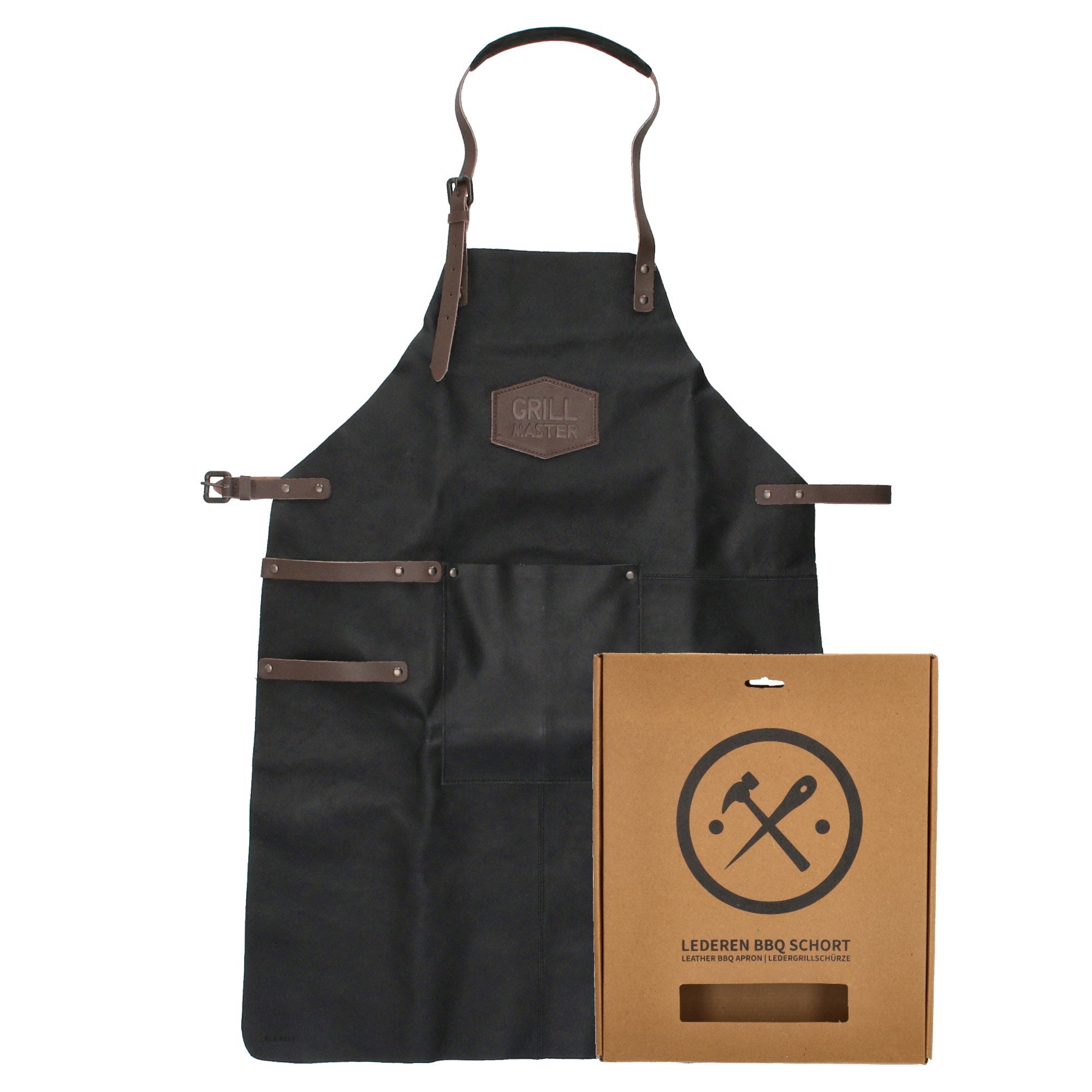 Barbecue schort Zwart