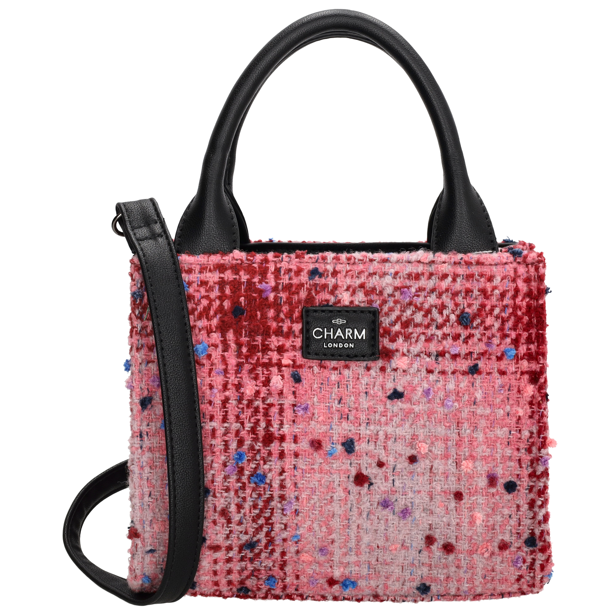 London Finsbury handtas roze-rood
