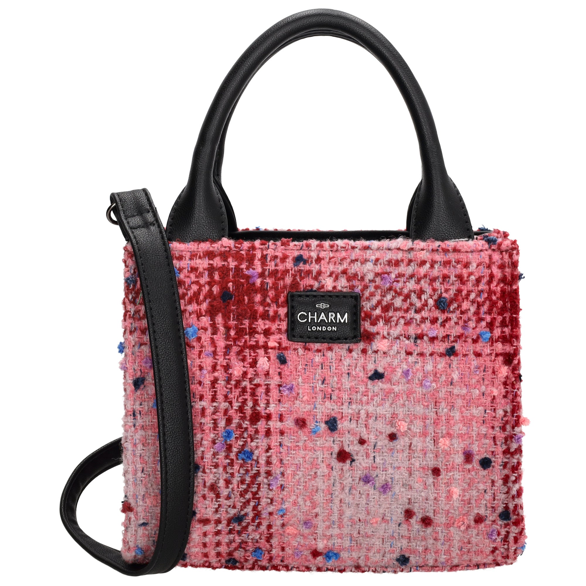 London Finsbury handtas roze-rood