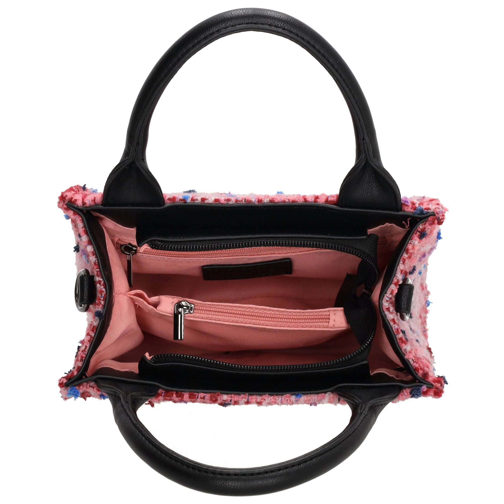 London Finsbury handtas roze-rood