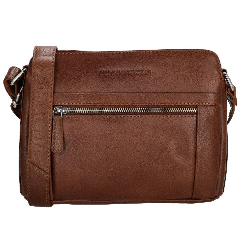 Mississippi schoudertas cognac