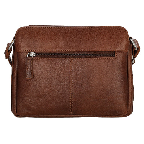 Mississippi schoudertas cognac
