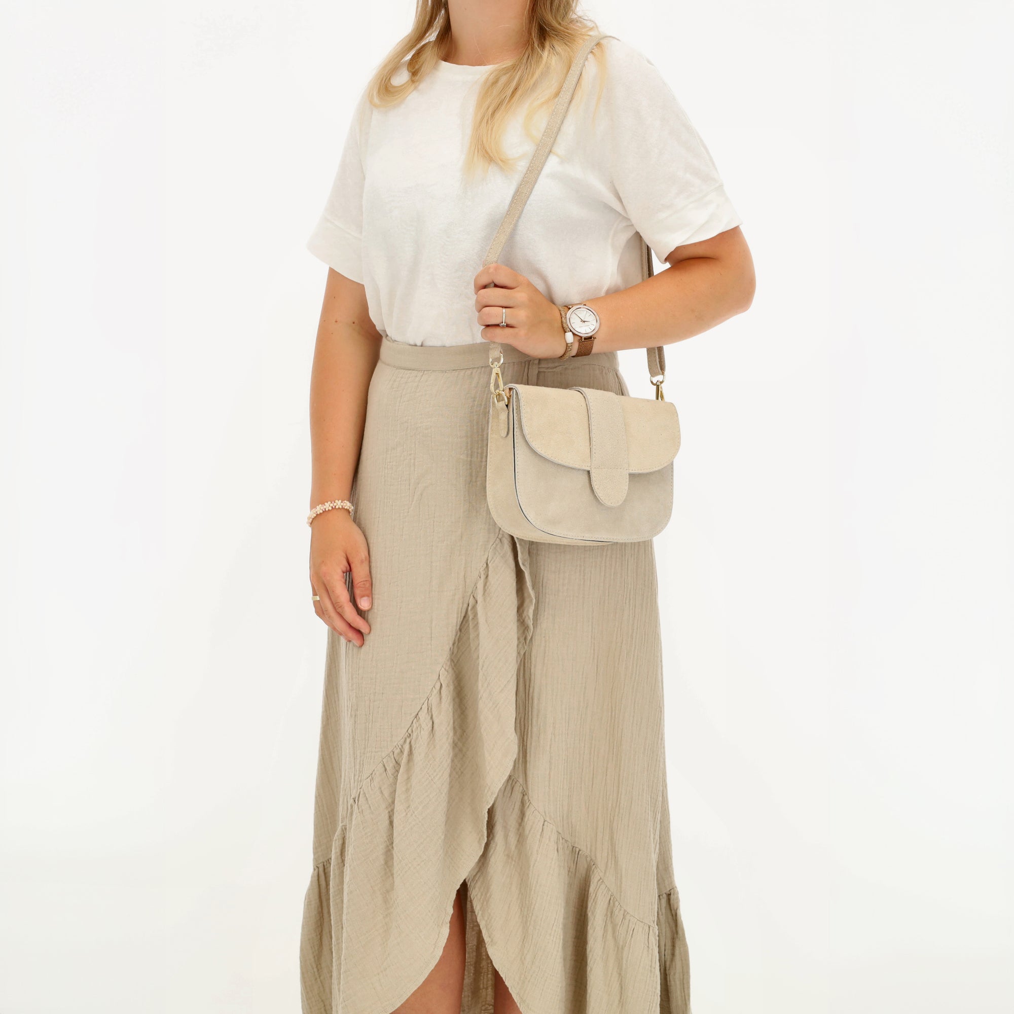 London Anna Schoudertas beige