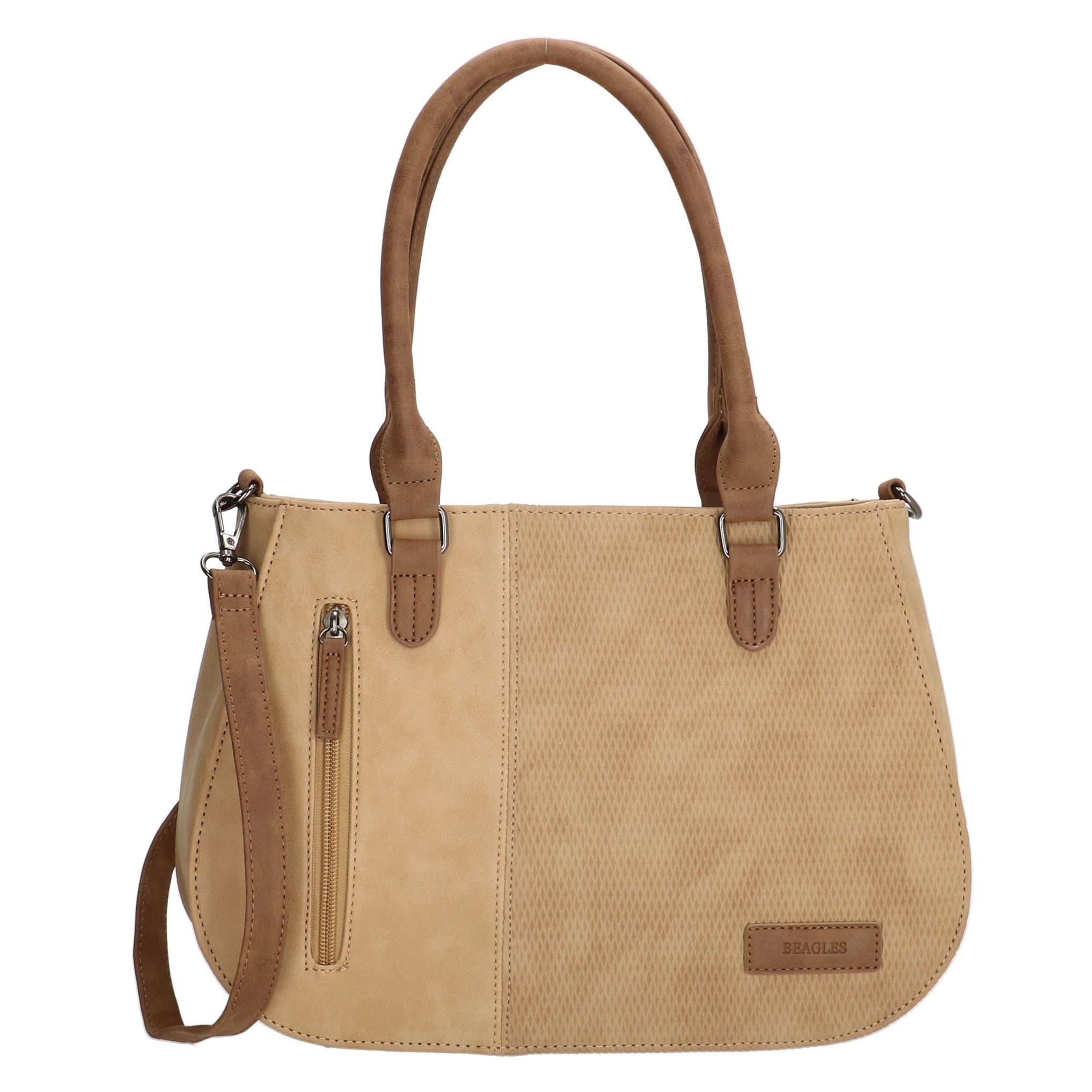Brunete handtas Camel