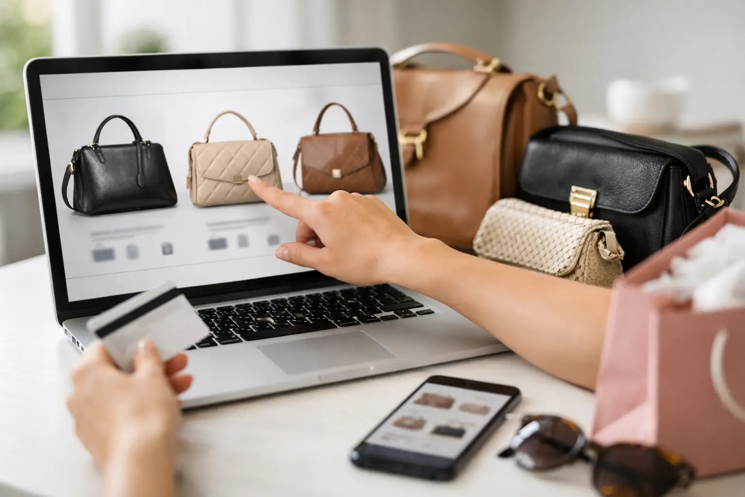 Damestas sale online? Zo koop je slimmer