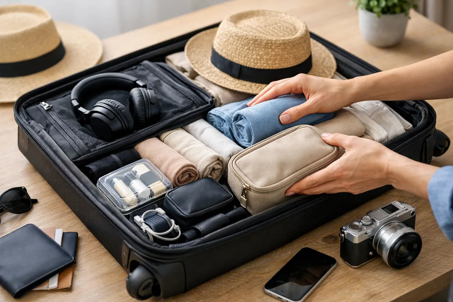 Hoe pak je handbagage efficiënt in?