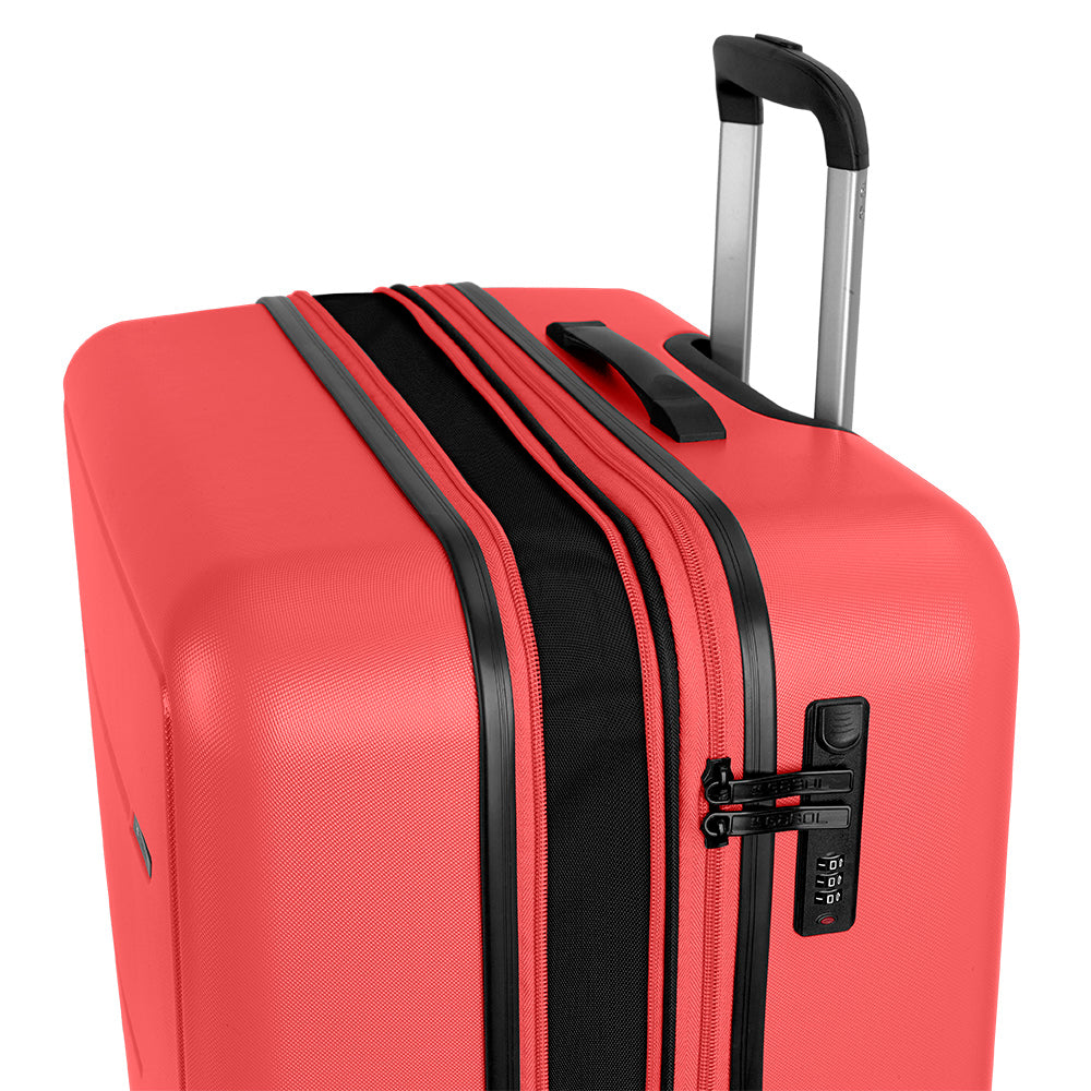 Handbagagekoffer – ABS, Uitbreidbaar, 41L rood