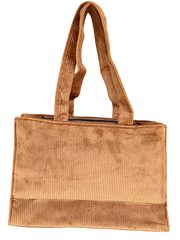 Charm London ribstof shopper cognac