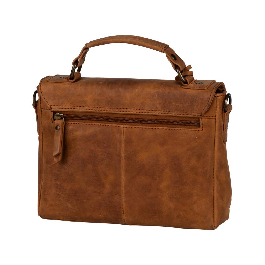 Croco Chloe Citybag Cognac
