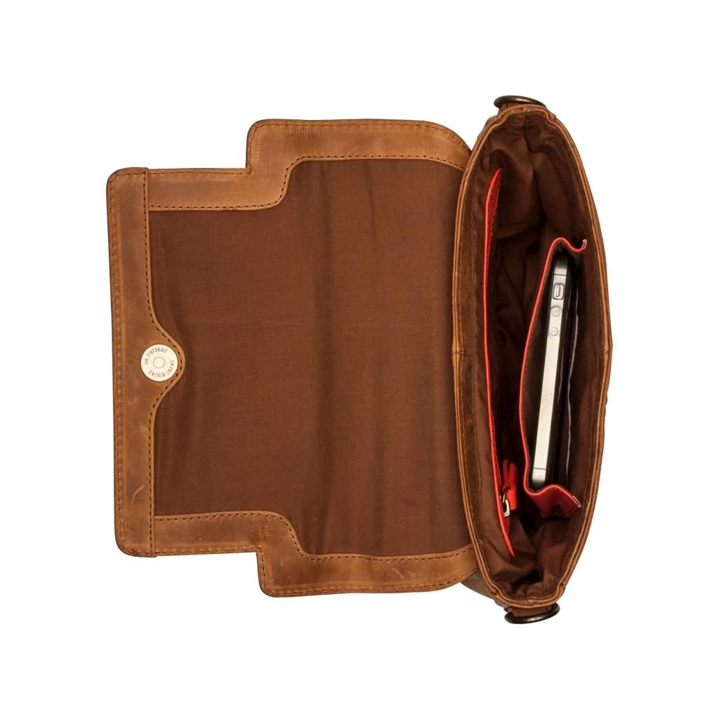 Croco Chloe Citybag Cognac