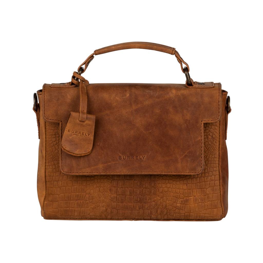 Croco Chloe Citybag Cognac