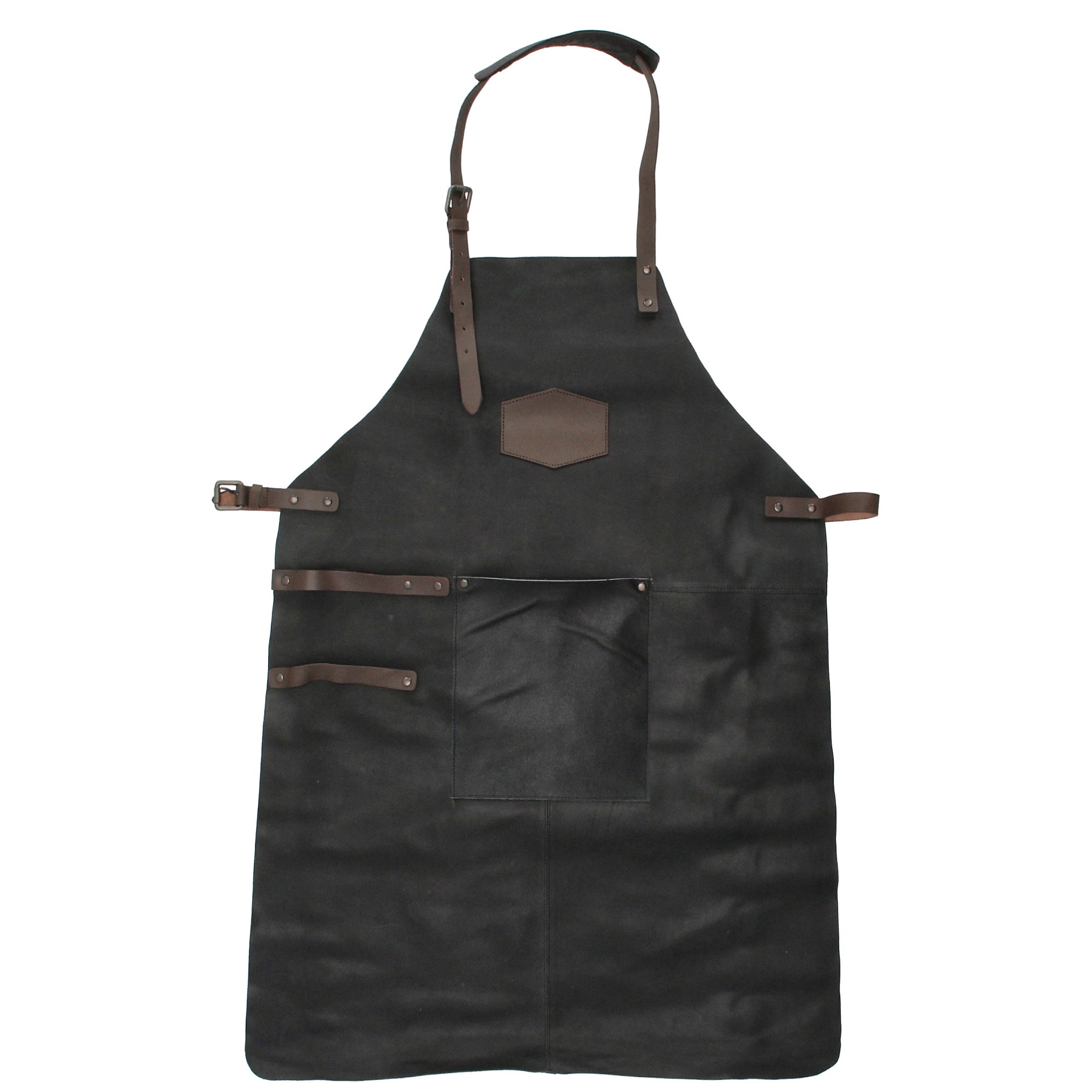 Hide & Stitches barbecue schort Zwart