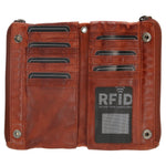 Afbeelding in Gallery-weergave laden, Old West Paint Rock portemonnee Cognac
